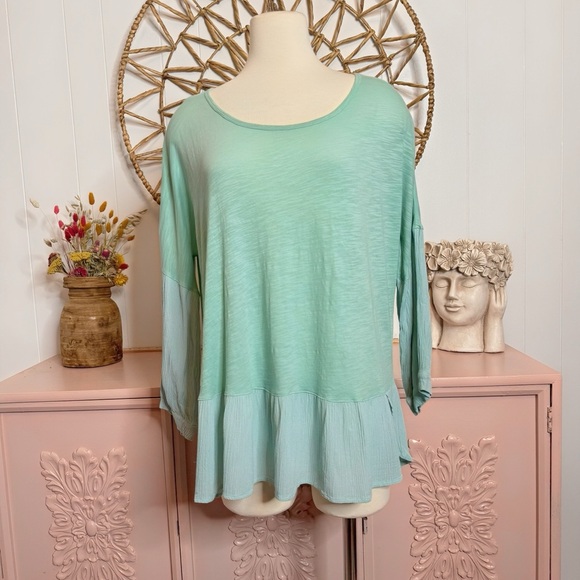 Matilda Jane Mint Green Long Sleeve Top - Picture 1 of 6